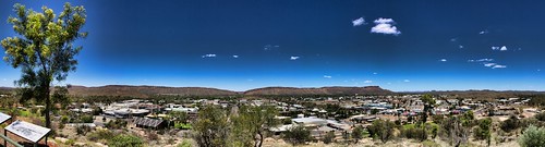 city trip travel november panorama mountains building weather architecture clouds canon landscape eos bush flickr december day photographer view desert outdoor oz alice hill australia clear wicked ranges springs modified gps aussie camper anzac northernterritory topaz alicesprings 2470mm 2011 canoneos5d canonef2470mmf28l lionswalk anthelkewlpayeaboriginalcommunity