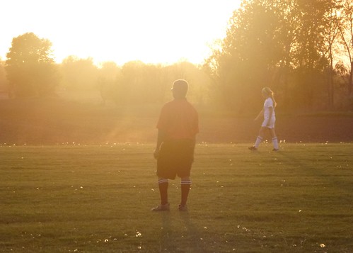 sunset evening illinois referee soccer il champaign