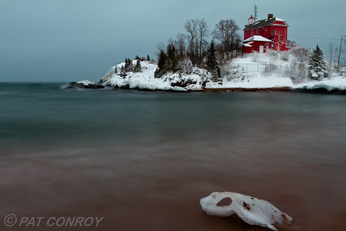 longexposure winter lighthouse snow ice nature water up canon landscape outdoors michigan greatlakes 7d upperpeninsula pure lakesuperior marquette westmichigan marquettemi canonef24105mmf4lis greaatlakes