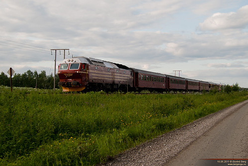 railway locomotive nsb henschel di4 nordlandsbanen jørstad