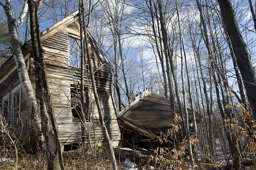 poverty new wood winter light england sky house abandoned architecture farmhouse rural forest afternoon empty country balloon ruin newhampshire nh frame cape vernacular widow newbury collapsed clapboards
