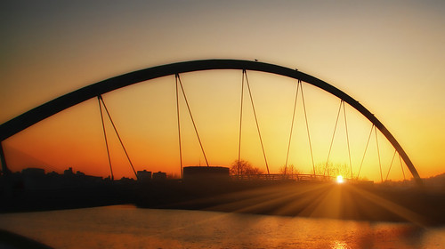 bridge sunset sun sol puente atardecer paseo pontevedra illa lerez illadasesculturas