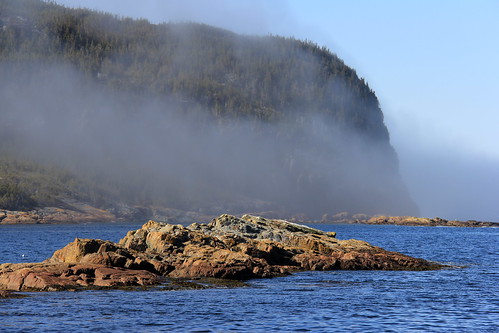 ocean sea sky mist fog newfoundland salvage nearbynature scenesofnewfoundland