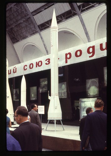 Model of Soviet Rocket, Moscow, 1969