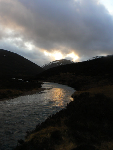 light sunset river