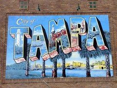 Tampa! City sign.