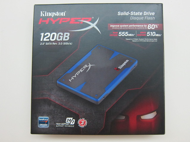 Kingston HyperX SSD - Box Front