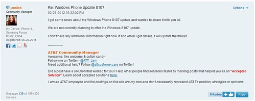 AT&T Windows Phone 8107 update