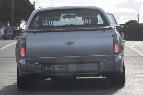 Aussie pride is: putting a Chevy badge onto your Holden ute?