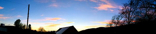 houses sky panorama colour silhouette rural scotland perspective line reflective photostream iphone clackmannanshire poolomuckhart