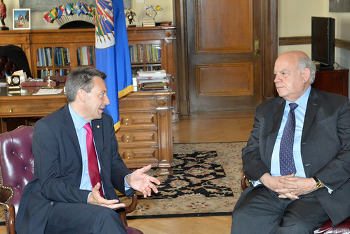 OAS Secretary General Received the President of the International Committee of the Red Cross