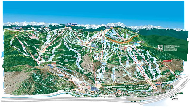 Vail ski map 1