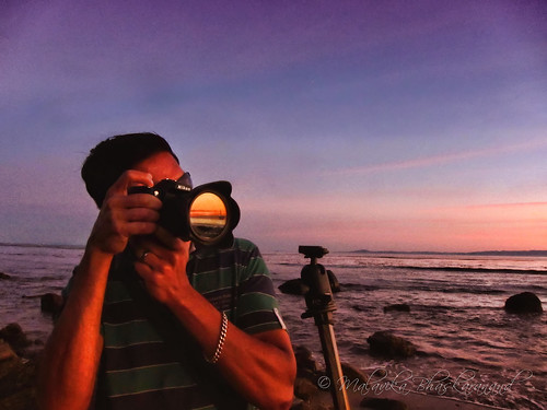 california sunset colors canon photographer dusk sandeep islavista malavika s90 goleta