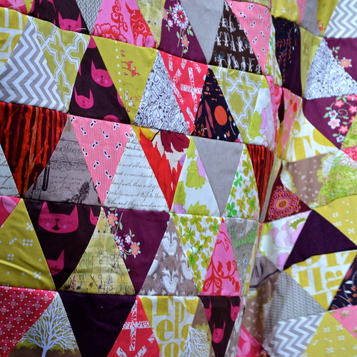Autumn with a twist quilt top