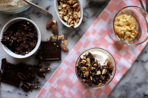 Espresso Almond and Ghirardelli Chocolate Pudding Cups