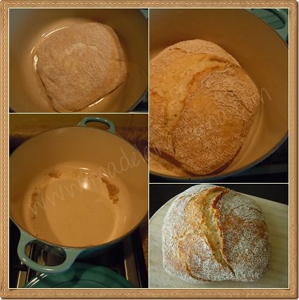HOrneando el pan sin amasar