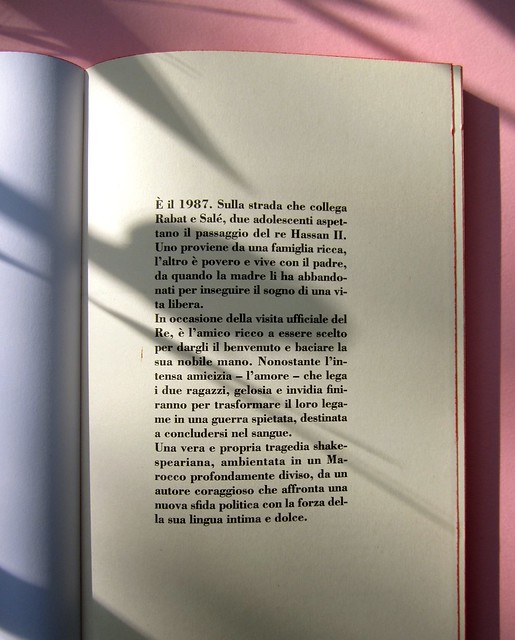 Abdellah Taïa, Ho sognato il re, ISBN 2012. Grafica: Alice Beniero. Carta di guardia (part.), 1