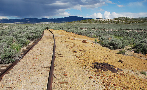 railroad abandoned landscape track desert nevada cobre 900 lightroom wye nevadanorthern ut2011jun