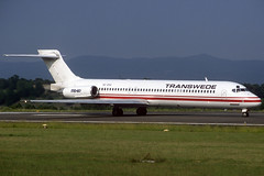 Transwde MD-87 SE-DHG GRO 17/06/1995