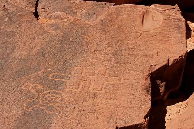 Kachina Bridge Ruins, prehistoric petroglyphs, Natural Bridges National Monument, San Juan County, Utah 1