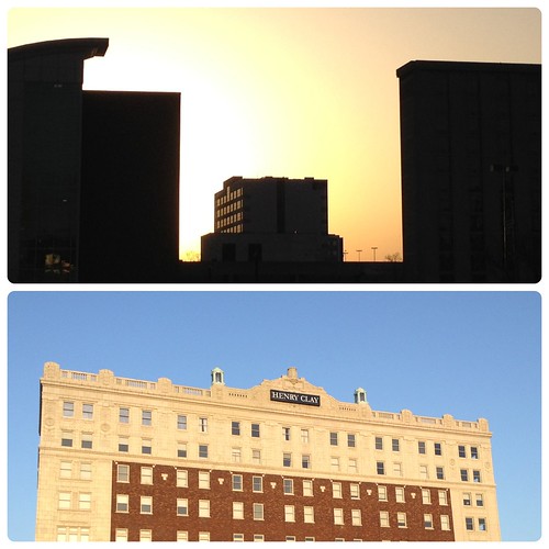 sky silhouette architecture sunrise downtown louisville project365 picframe project36561 henryclaybuilding project36501mar12