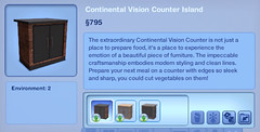 Continental Vision Counter Island