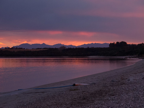 pink newzealand water sunrise pipe lakemanapouri