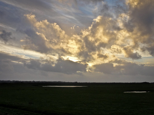 sunset sky cloud france ciel normandie nuage coucherdesoleil pointedebrévands