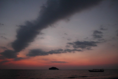 ocean sunset sea sky blur canon cambodge cambodia sihanoukville south t3i 600d otresbeach gsamie guillaumesamie