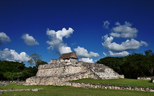 méxico maya yucatán piramide arqueologia mayapan