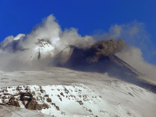 blue winter sky italy snow home volcano sicily etna 2012 trecastagni summitcraters ashemission newsoutheastcrater