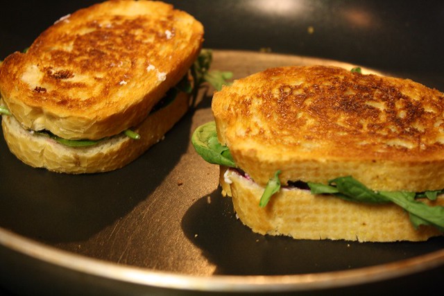 Grilled Beet, Arugula & Goat Cheese Sandwich - Can Cook, Will Travel