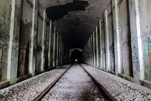 Inside Lampegan Tunnel