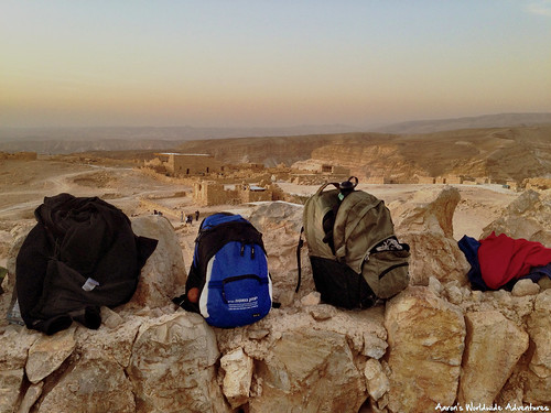 sunrise israel ruins masada