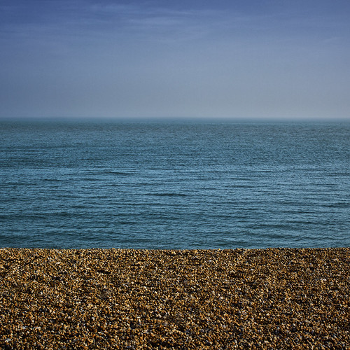 11 1x1 1by1 square scape abstract canon eos 600d ruleofthirds ruleof3rds rule thirds sky sea sand folkestone pebbles kent uk seaside side day4