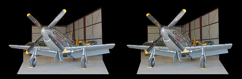 california museum vintage airplane 3d fighter aircraft stereo worldwarii mustang p51 planesoffame crosseyedstereo stereophotomaker stereomasken