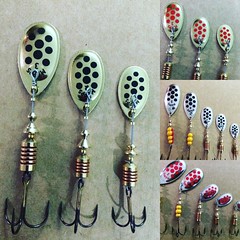 MEPPS AGLIA DOTTED available now only at #mahigeerwatersports The Mepps Aglia spinner is the original French spinner. It is the World's #1 Lure. More trophy fish have been caught on the Mepps Aglia than any other lure. The Mepps Aglia is extremely popula
