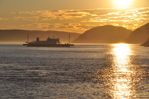 sun canada sunrise fjord saguenay tadousac