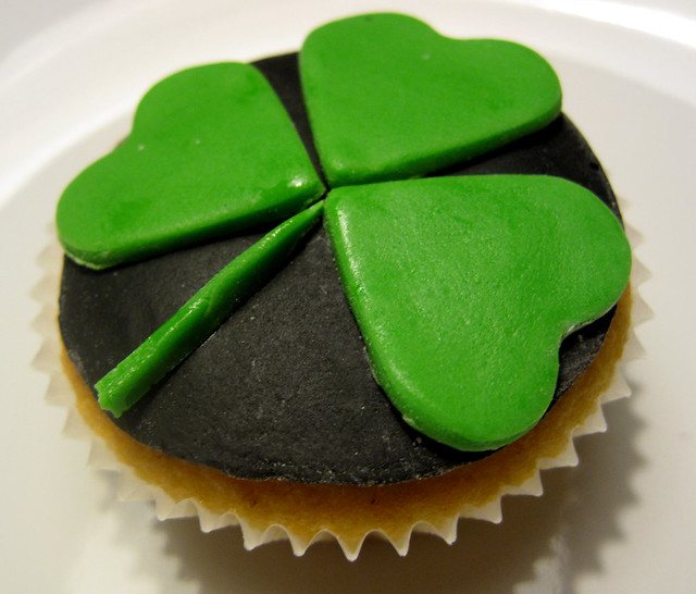 St Patrick's Day cupcake