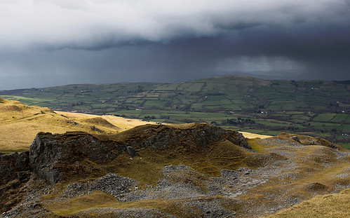 storm clouds day brecon beacons