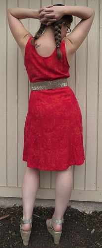 Red Herring Dress - After