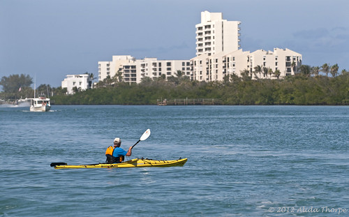 yellow kayak