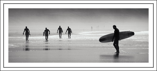 people mist beach water weather silhouette landscape coast movement action unitedkingdom surfer devon woolacombe photostyles