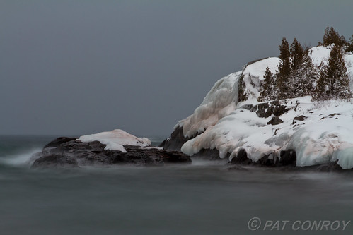 longexposure winter lighthouse snow ice nature water up canon landscape outdoors michigan greatlakes 7d upperpeninsula pure lakesuperior marquette westmichigan marquettemi canonef24105mmf4lis greaatlakes