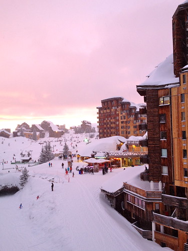 avoriaz february 2012 alps frenchalps france snowboardholiday sunset