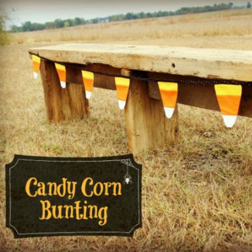 Candy Corn Bunting