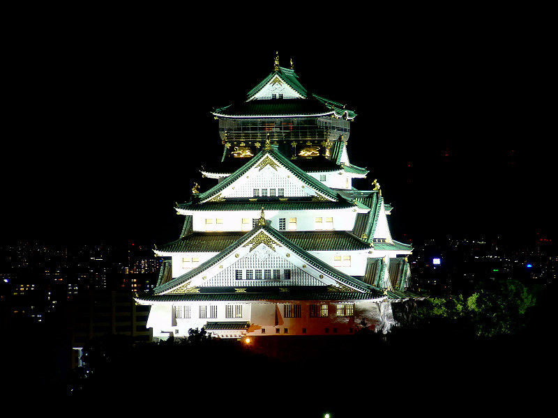 ライトアップの時間 大阪城のガイド 攻城団