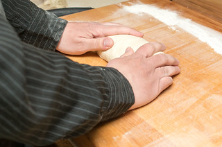 Working the dough