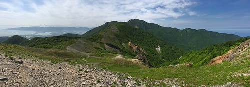 mountain japan trekking island spring hiking 日本 niigata 山 海 sado 春 新潟 佐渡 登山 島 佐渡島 真砂の峰