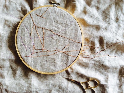 Wrinkle embroidery